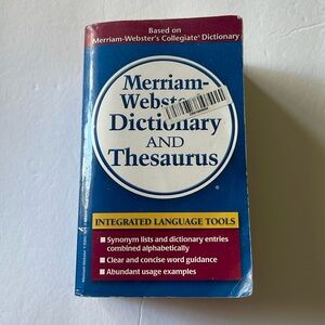 Merriam-Webster's Dictionary and Thesaurus by Inc. Staff Merriam-Webster (2006